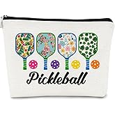 JFEHBFL Pickleball Gifts for Women Pickleball Lover Makeup Bag Zipper Travel Toiletry Pouch Pickleball Accessories Gifts for Women, Player, Coach, Teen