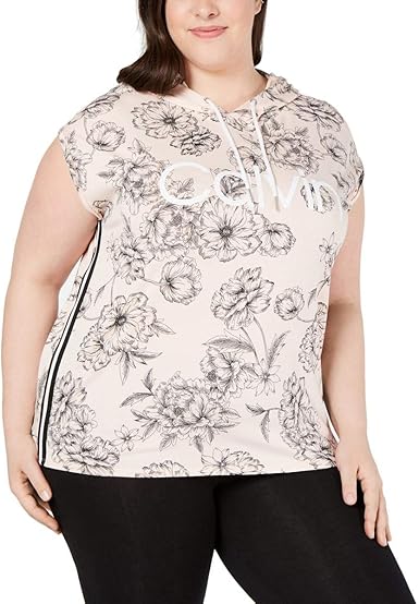 calvin klein floral hoodie