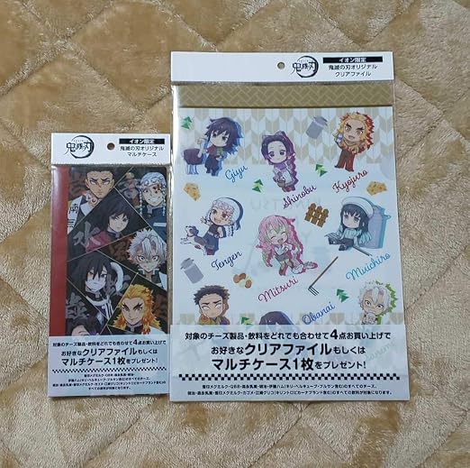 Amazon 柱 イオン限定 鬼滅の刃 コラボ クリアファイル マルチケース 条件 義勇しのぶ 杏寿郎天元蜜璃小芭内 実弥無一郎行冥 アニメ 萌えグッズ 通販