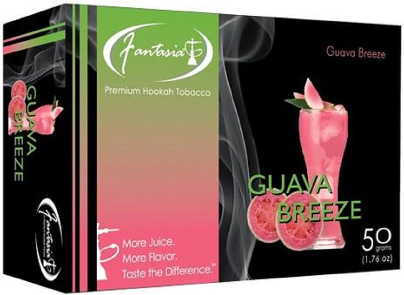 Fantasia Shisha Molasses Premium Flavors 100g for Hookah (Guava Breeze)