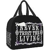 Antcreptson Never Trust The Living OXFORD CLOTH Waterproof Thick Insulation Picnic Bag Large Portable Lunch Box Frozen Bag