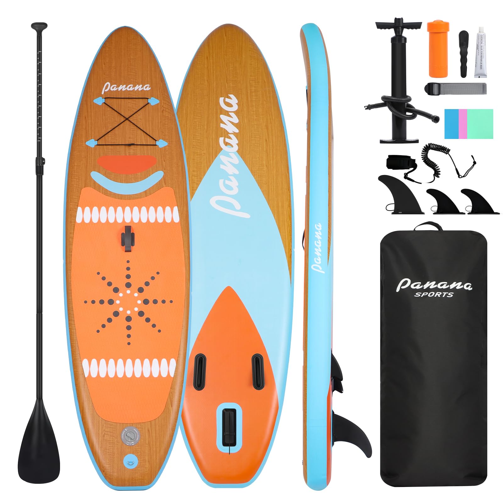 Panana Inflatable Stand Up Paddle Board, 10'x31 x6