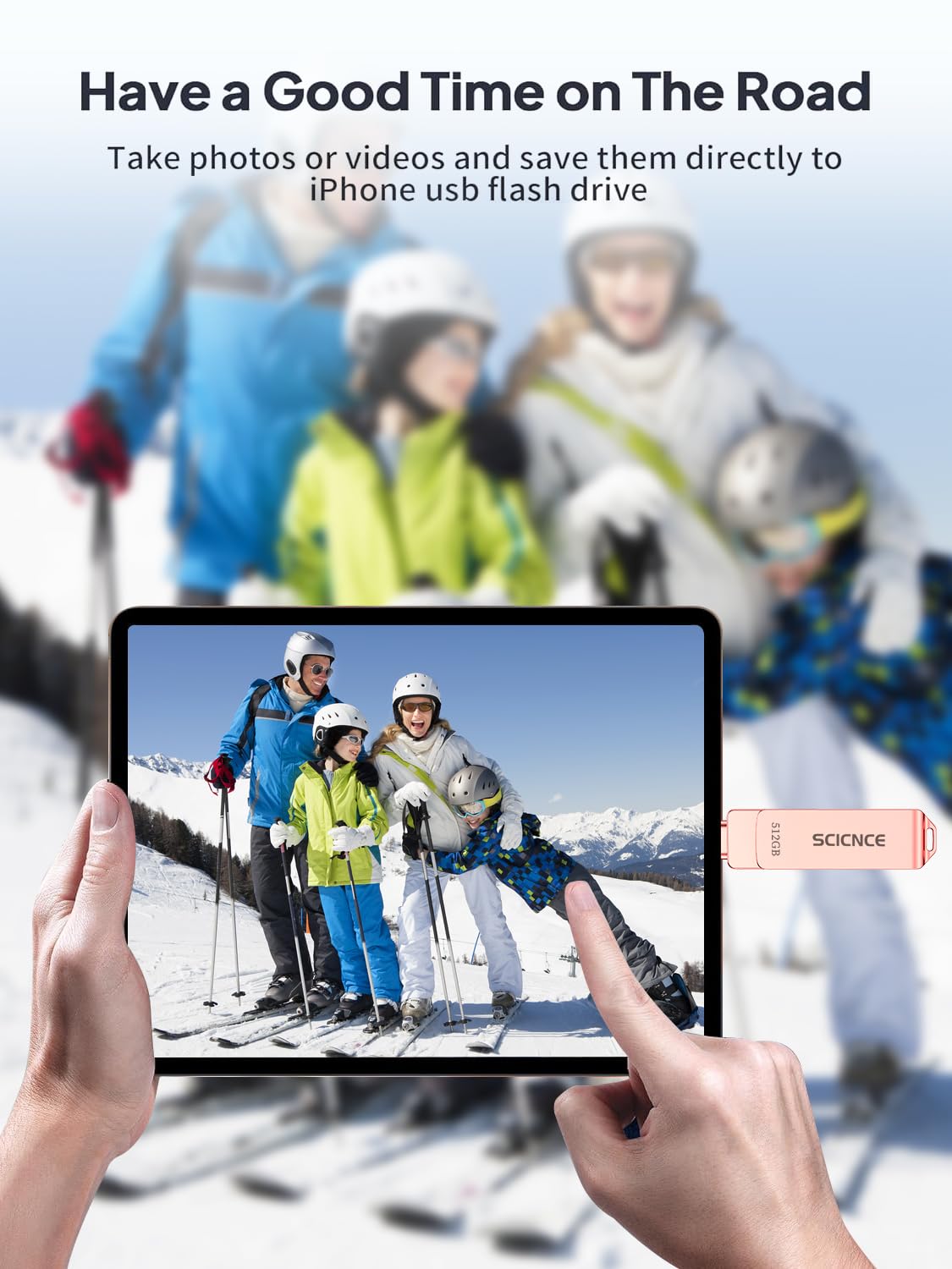 SCICNCE 512GB Flash Drive Intended for iPhone, USB