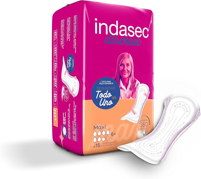 Discreet Maxi, 15 unidades