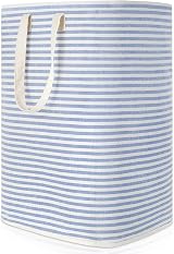Lifewit 80L Collapsible Laundry Basket Hamper with Extended Handles Blue