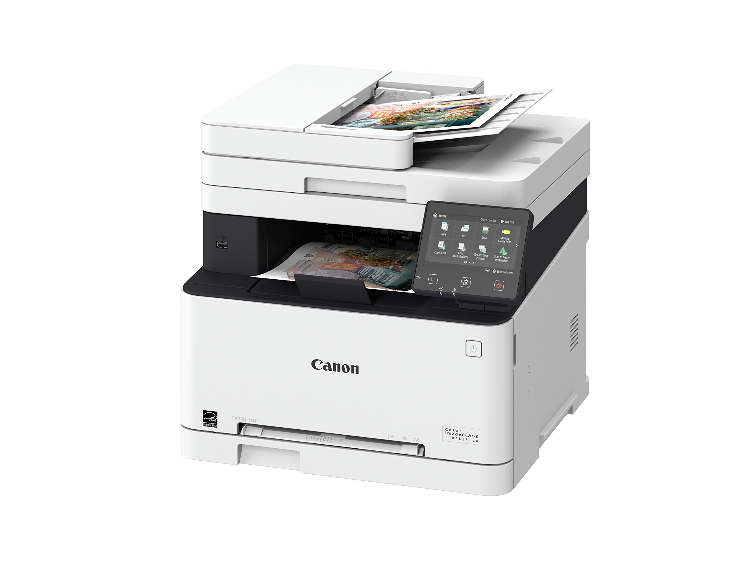 Canon Color imageCLASS MF634Cdw (1475C005) All-in-One, Wireless, Duplex Laser Printer, 19 Pages Per Minute (Comes with 3 Year Limited Warranty), Amazon Dash Replenishment Ready