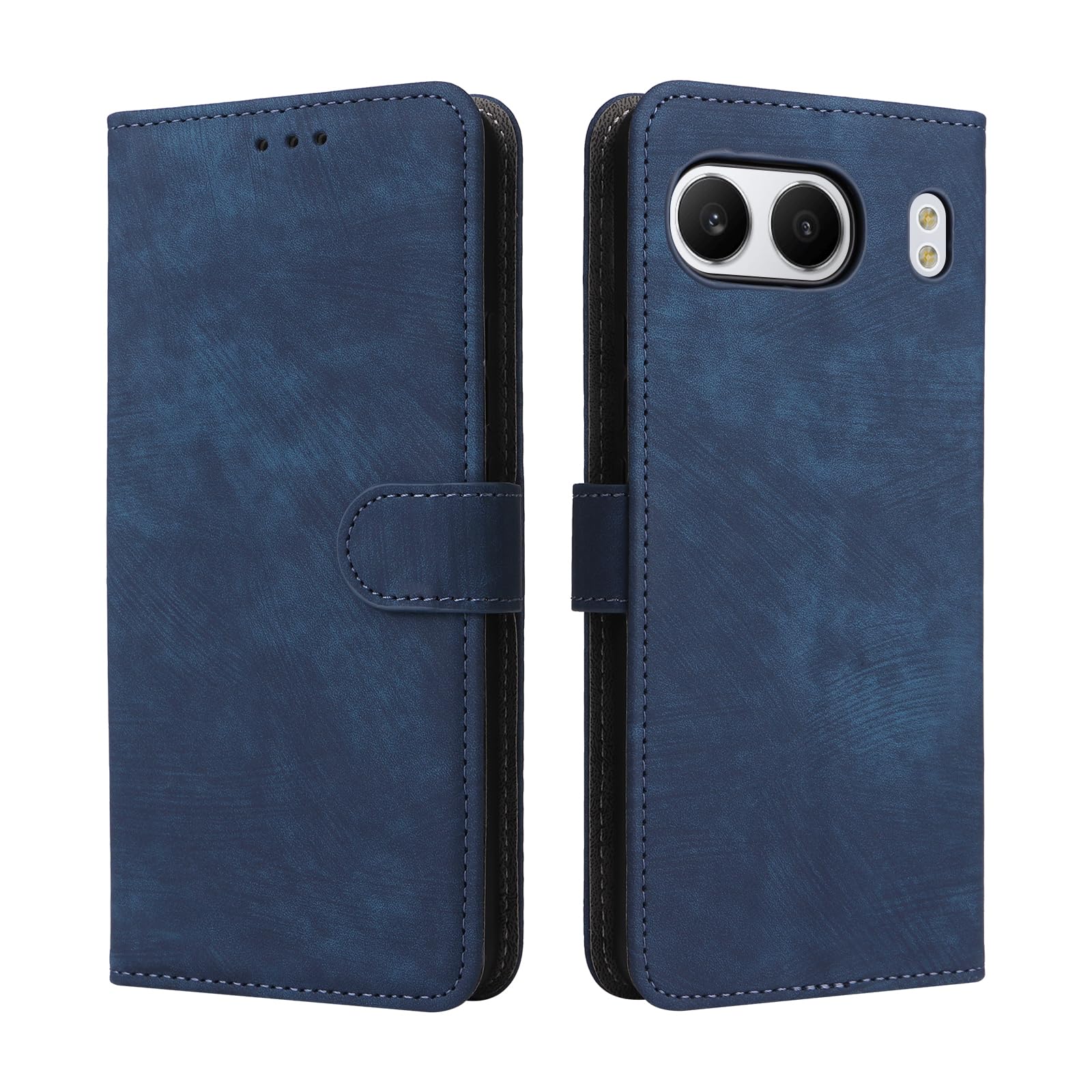 Unichthy Case for OnePlus Nord 4 5G Cover Shockproof Leather Wallet Case with [RFID Blocking] Credit Card Holder Stand Book TPU Flip Case Folio Phone Cover for OnePlus Nord 4 5G Navy Blue