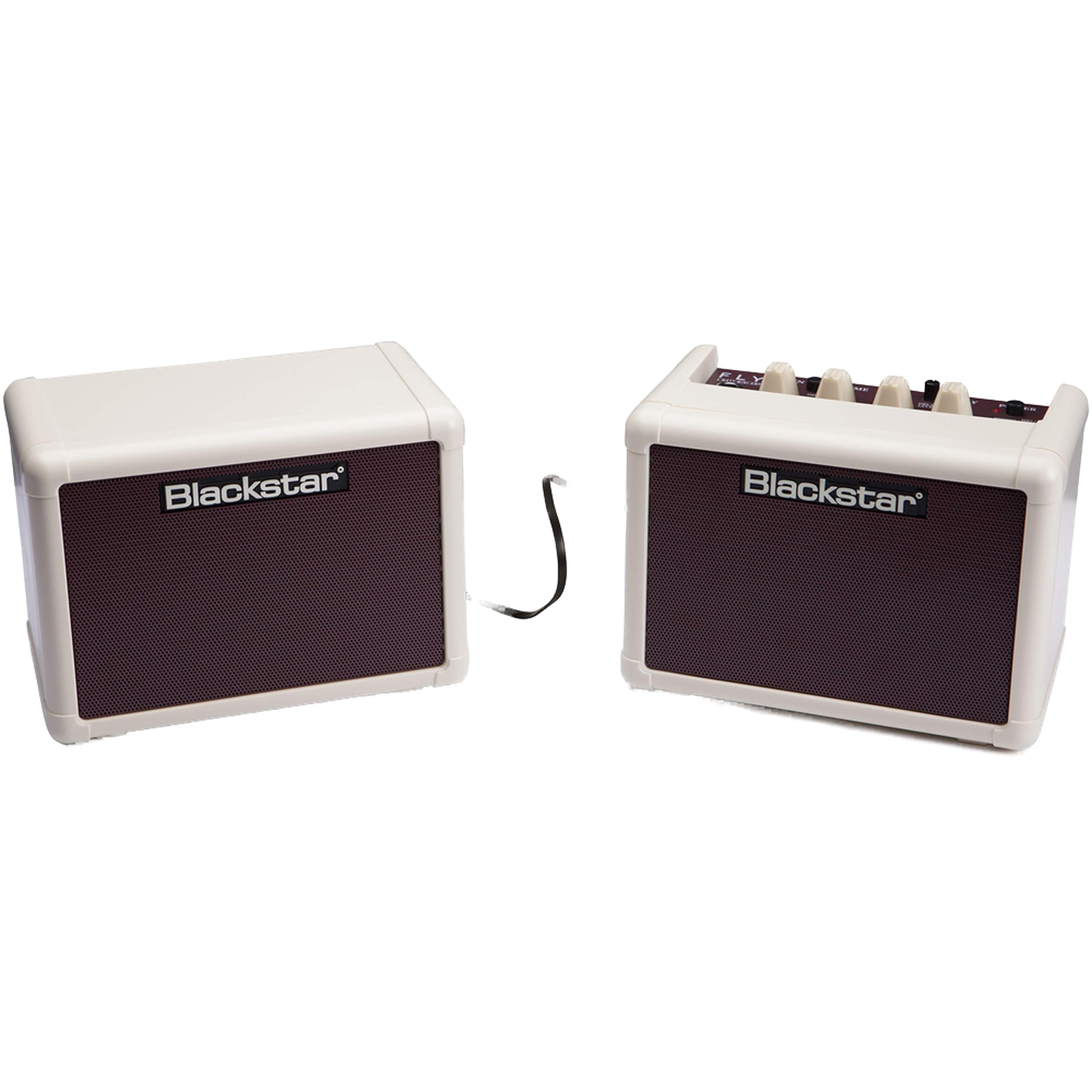 Blackstar Fly 3 Portable Battery Powered Mini Electric Guitar Amp MP3 Line In & Headphone Line Out (Fly 3 Stereo Package, Vintage)