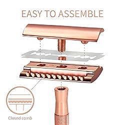 Bambaw Double Edge Safety Razor with Stand, Women