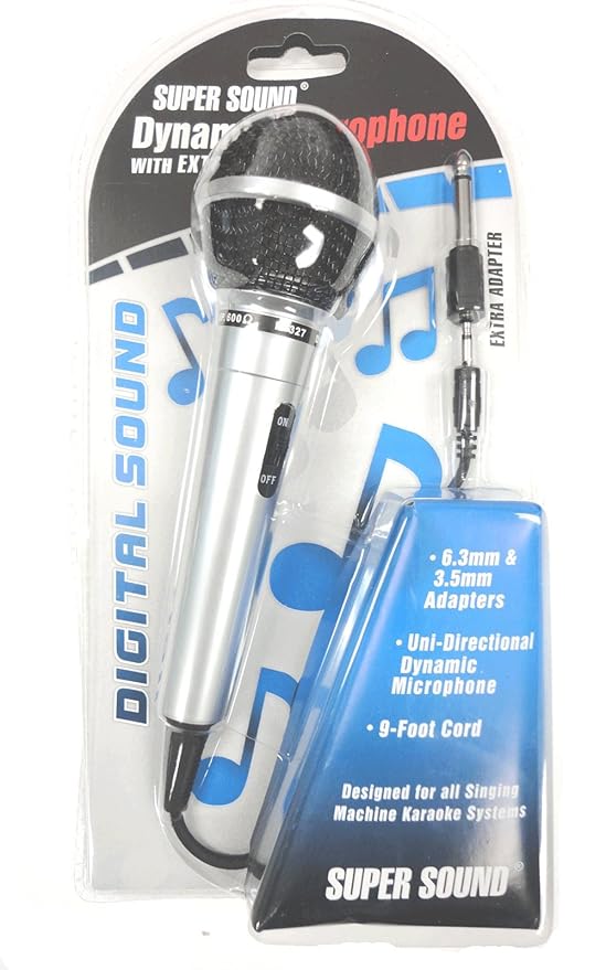 Dynamic MIC Microphone w/Extra Adapter Karaoke Systems & Computers 3