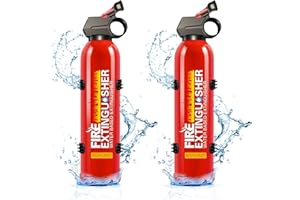 ZYTONGMAO Small Fire Extinguisher for Home, 2 Pack 620ml Portable Fire Extinguisher for Vehicle, Car, Boat, RV, Kitchen, Marine, Stay Life Safe Water-Based Automotive Fire Extinguisher with Wall Mounts