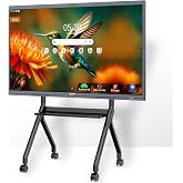 JAV 55" Smart Board Pro Google EDLA Certified 4K UHD Interactive Whiteboard for Classroom Office All-in-One Touchscreen Display with 48MP AI Camera 100W Soundbar Android 14 8+128GB Wall Mount Included