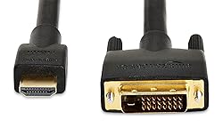 Amazon Basics HDMI to DVI Adapter Cable, Black, 15
