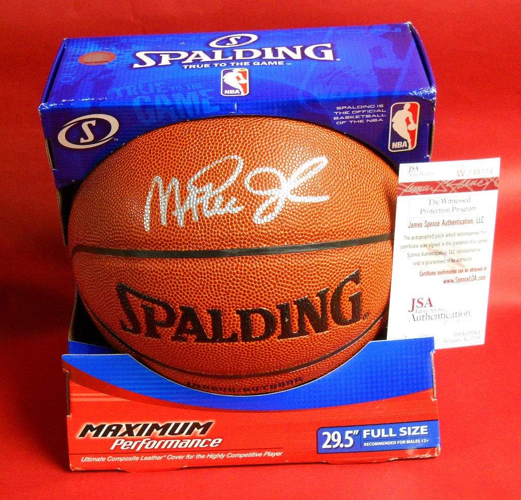 magic johnson autographed basketball