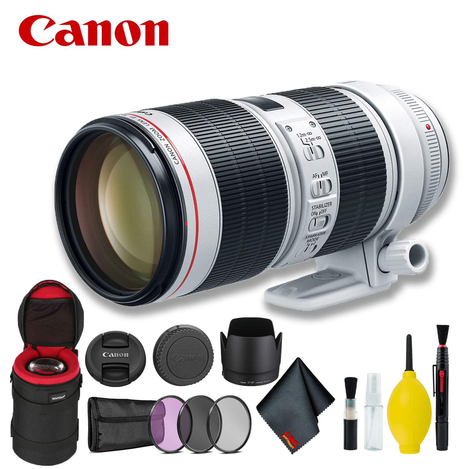 Canon EF 70-200mm f/2.8L is III USM Lens (International Model