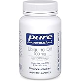 Pure Encapsulations Ubiquinol-QH - 100 mg CoQ10 - Supports Energy Metabolism & Heart Health* - Coenzyme Antioxidants Supplement - Non-GMO - 60 Softgel Capsules