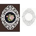 Vintage Photo Frame Metal Die Cuts, Lace Mirror Frame Stencils DIY Crafts Cards Cutting Dies Cuts for DIY Embossing Card Making Photo Decorative Paper Dies Scrapbooking