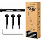 Alpcour 3-in-1 Bike Trainer Thru Axle Adapter &ndash; Universal M12 Indoor Trainer Axle Replacement with P1.0, P1.5 &amp; P1.75 Thread Pitch Options &ndash; Fits 142mm &amp; 148mm Rear Hub Spacing &ndash; 7075 Aluminum