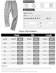 Gihuo Men's Winter Fleece Pants Sherpa Lined