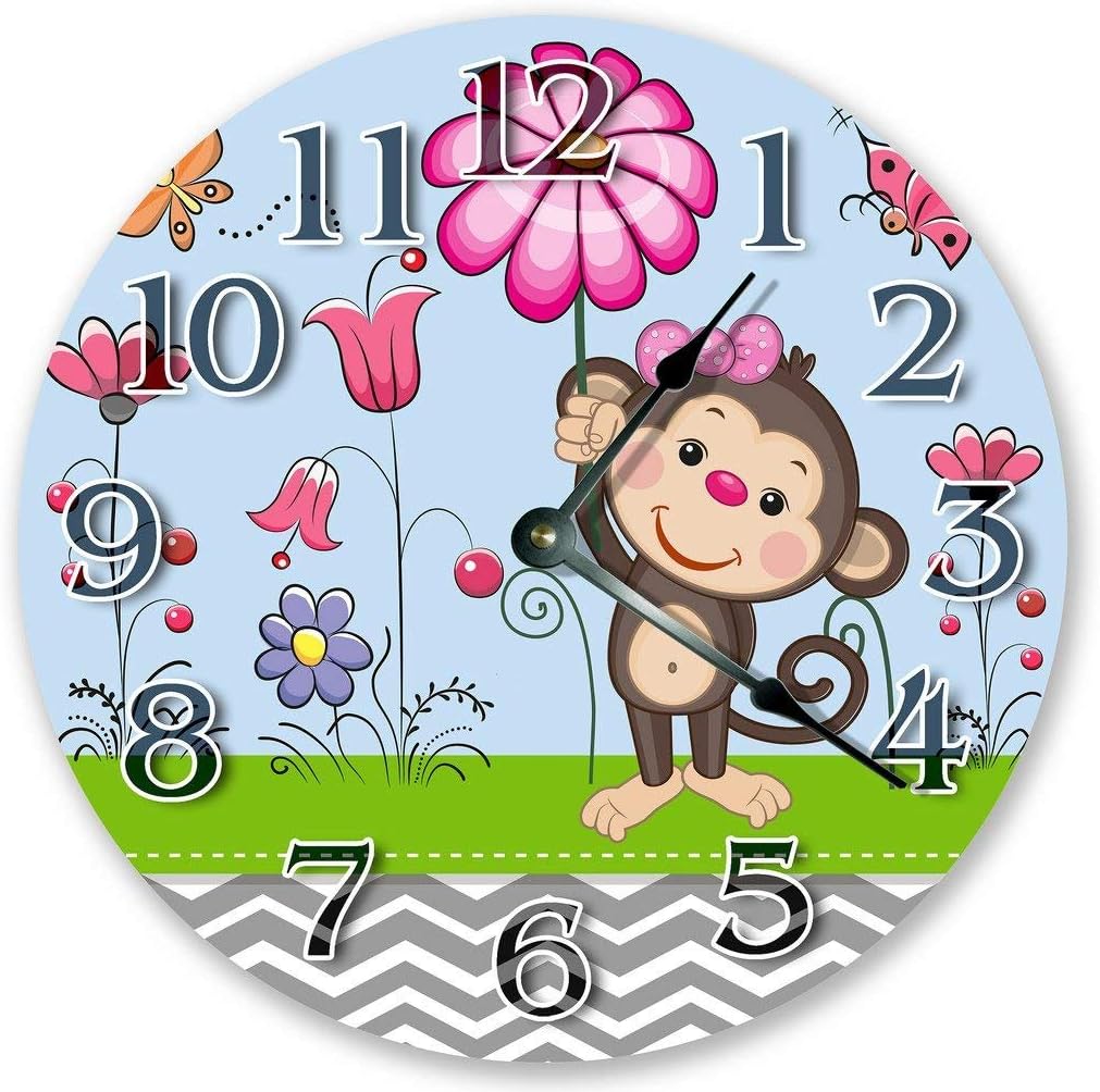 Amazon Com Pottelove 12 Vintage Cute Monkey Holding A Flower