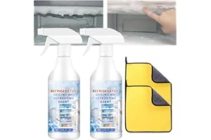 XIRUJNFD Defrosting Spray for Fridge Freezer, 120ml Refrigerator Defrosting Deicer Spray, De-Icer for Refrigerator Defroster,
