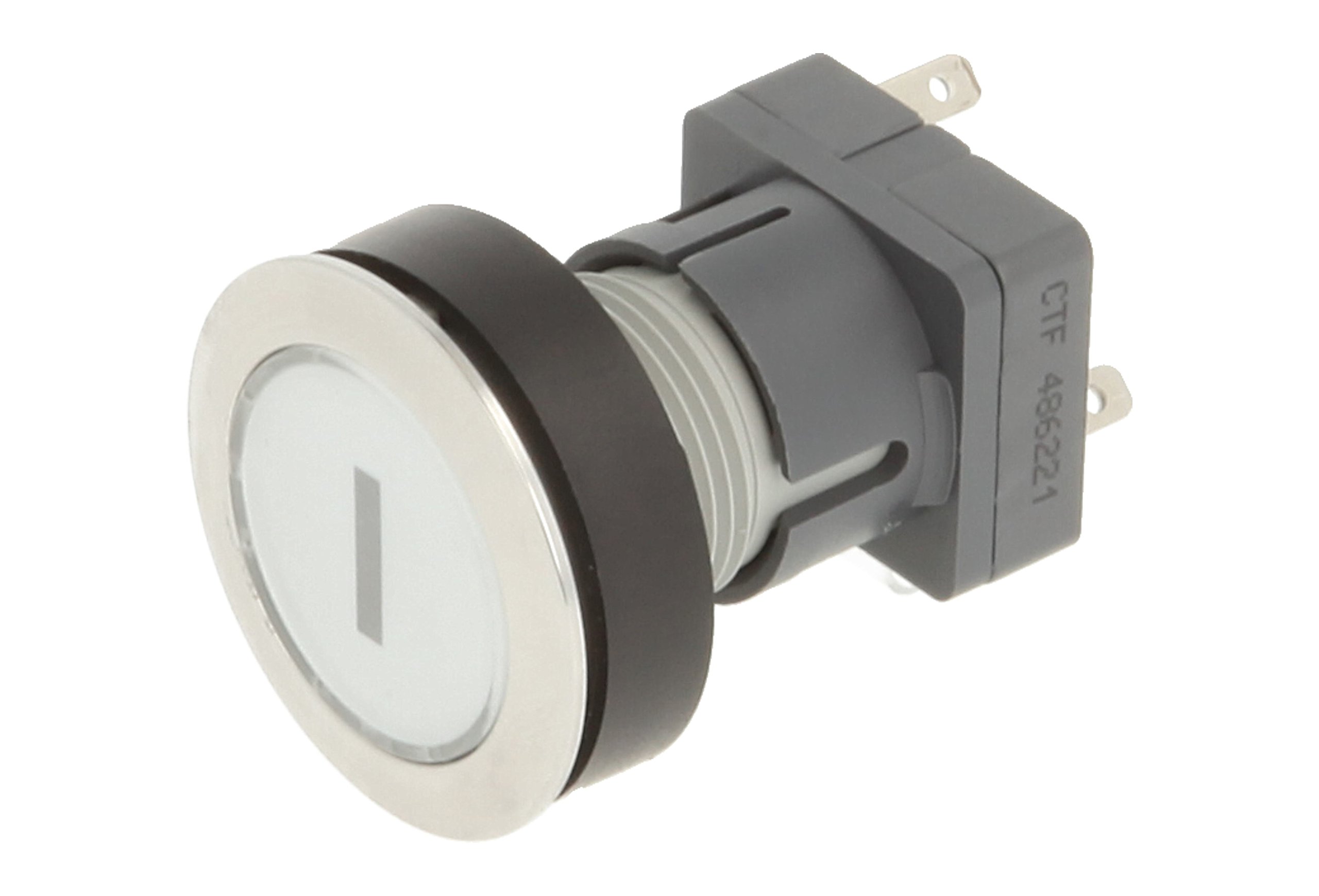 Schlegel 23.000.636 Push Button Stainless Steel, Clear Button Cap, Identification Plate I, Push Contact Sensor 1 Changer