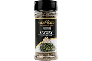 GranAroma Savory Herb, Gourmet Spice for Mediterranean Dishes, Soups, and Salads (1.44 Ounce)