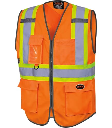 Filfeel Safety Vest, Gilet de sécurité réfléchissant haute visibilité