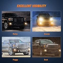 Nilight Fog Light Assembly Compatible with 2007