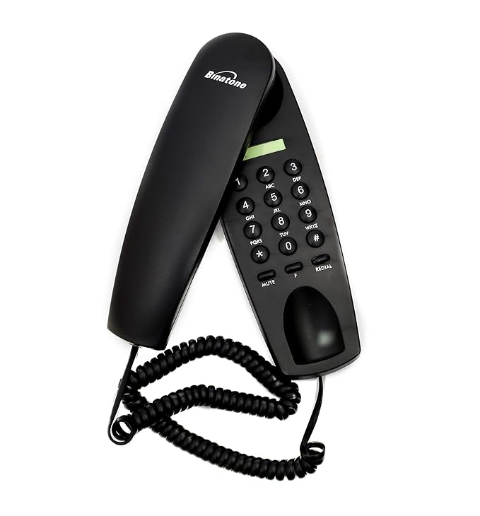 Binatone Trend 1 Corded Landline Phone (Black) Amazon.in Electronics