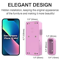 Anweller Smart Cabinet Lock, Hidden No Drill