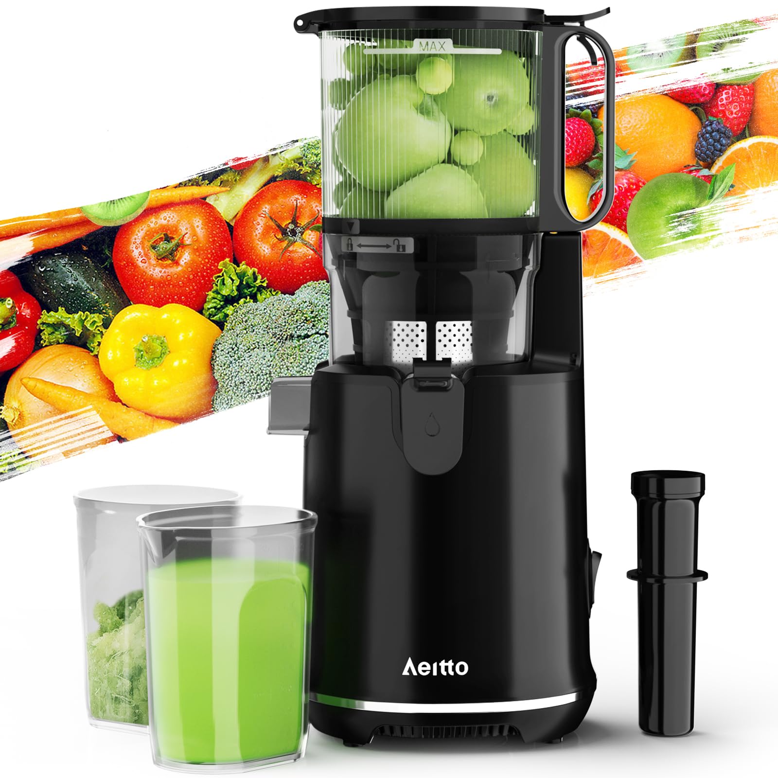 Photo 1 of Aeitto Max5 Cold Press Juicer, Juicer Machines For Whole Fruits & Vegetables