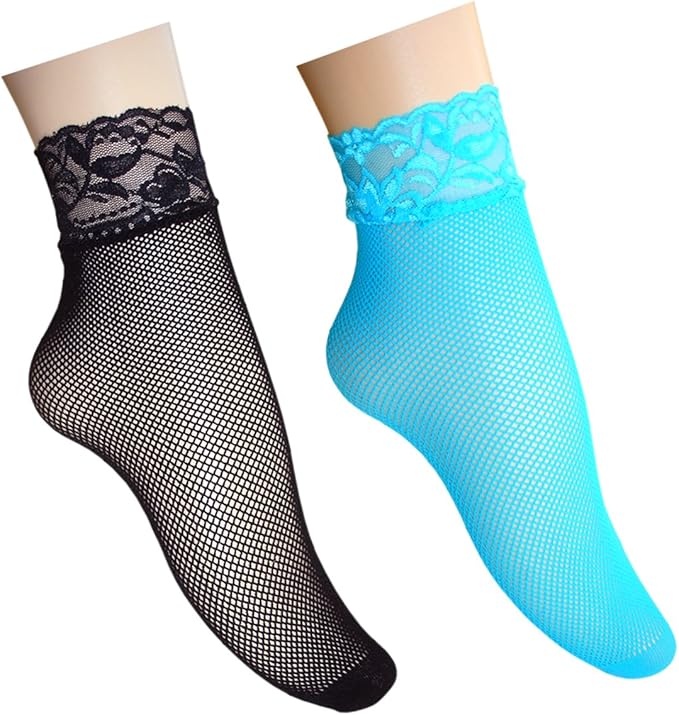 Calzini Pizzo Donna Calzini A Rete Larghi In Pizzo Paia