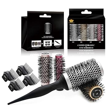 Buy Leoie Roller Round Hair Brush Ceramic Ionic Hairdressing