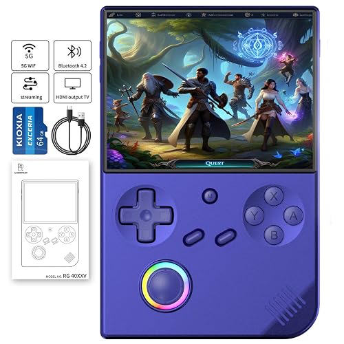 RG40XX V Handheld Game Consoles RG40XXV Retro Game Console Built-in 64G ...