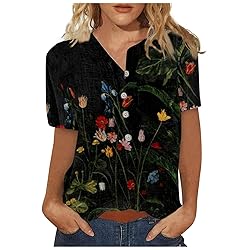 Black Summer Tops for Women 2023 Trendy Spring