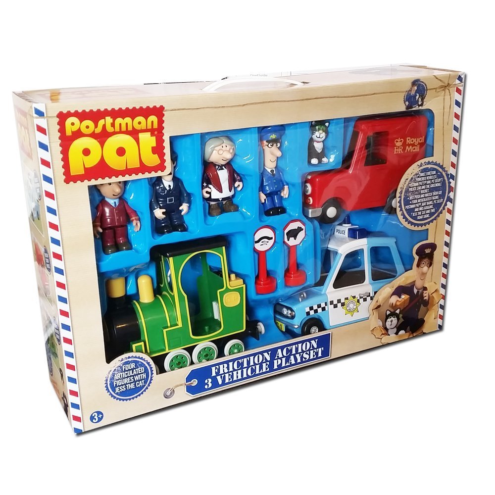 KATIX Postman Pat Friction Action 3 Vehicle Playset