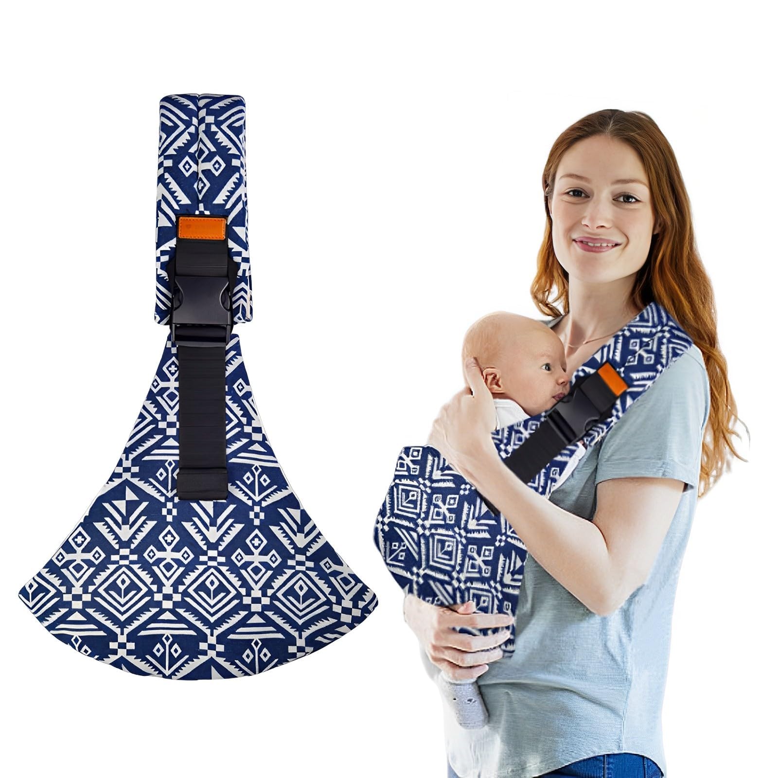 Baby Sling Carrier Baby Carriers from Newborn, Infantino Baby Carrier Newborn to Toddler, Toddler Sling Toddler Carrier Adjustable Comfortable Shoulder Comfortable for Outdoor Portable