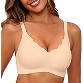 SHIJIALI Women's Comfortable Full Coverage Bra - Seamless Underwire Support for All-Day Wea