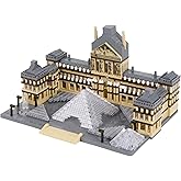 LULUFUN Louvre Building Block Set, World Famous Architecture Model Toys, Micro Mini Blocks Kit for Hobbyists, Gift for Adults