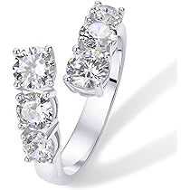 Amazon.com: PAVOI Rhodium Plated Cubic Zirconia Crossover