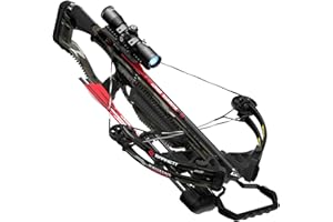 Barnett Whitetail Series Crossbow, Fast and Compact Camo Crossbow with 4x32mm Multi-Reticle Scope, 2 Arrows, Lightweight Quiv