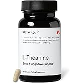 Momentous L-Theanine Supplement - 200 mg Capsules to Promote Relaxation & Focus - NSF Certified for Sport - GMO- & Gluten-Free - 60 Servings