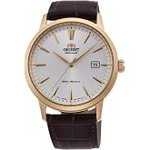 Orient RA-AC0F04S10B Men's Analogue Automatic Watch with Leather Strap, Brown, Strap.