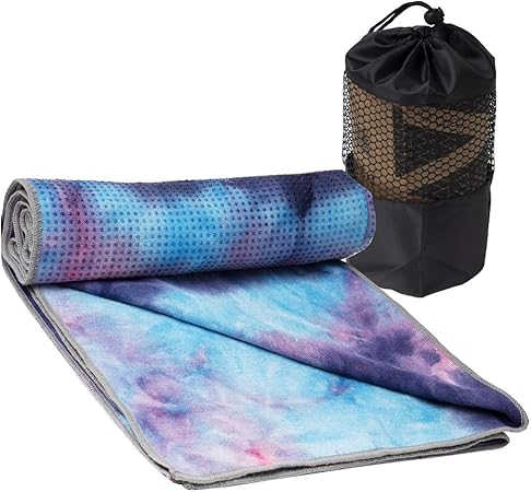 Amazon Corcopi コルコピ ヨガラグ ヨガタオル ホットヨガ 速乾 タオル メッシュバッグ 付き 滑り止め 心地良さ抜群 マイクロファイバー グレーチェリー Corcopi コルコピ ヨガラグ