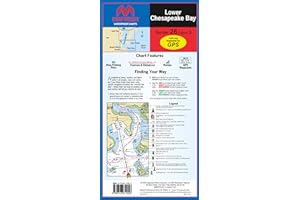 Richardson Maptech Lower Chesapeake Bay Waterproof Chart, 3rd Edition