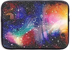 RTBB - Funda para ordenador portátil, diseño de galaxia cósmica 3D