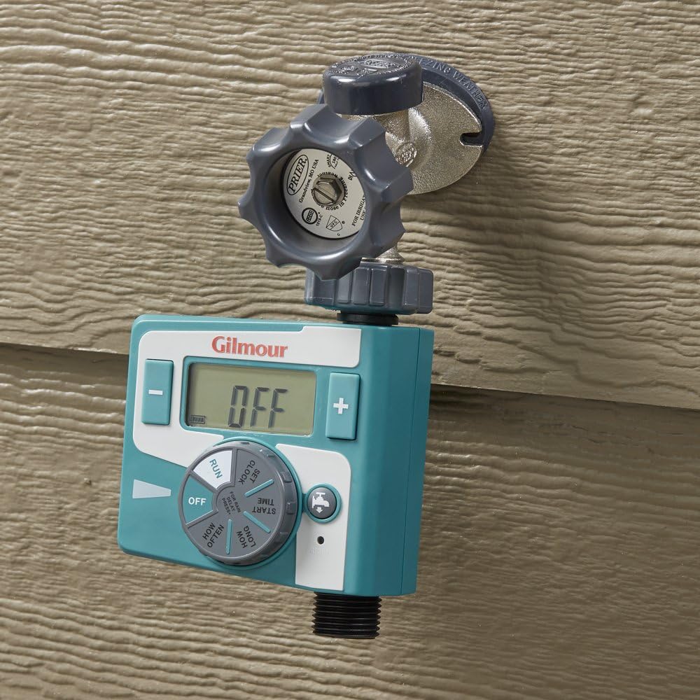 Gilmour Single Outlet Electronic Water Timer : Garden & Outdoor