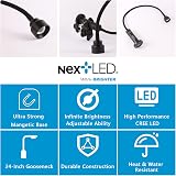 NextLED Ultimate BBQ Grill Light 24 Inch Flexible Neck Magnetic Base Warm Light view 5