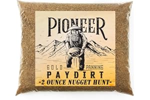 GOLDN PAYDIRT Pioneer '2 Ounce Nugget Hunt' Gold Paydirt Panning Pay Dirt Bag – Gold Prospecting Concentrate